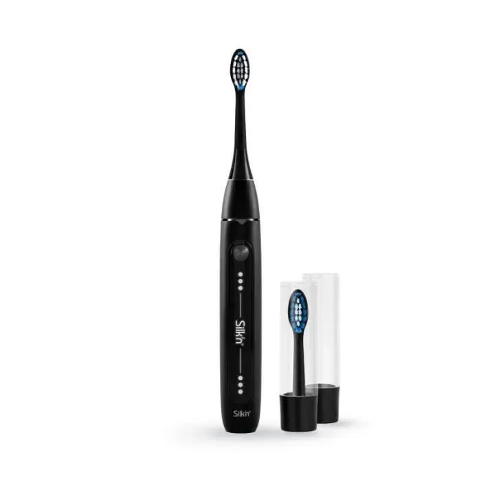 Brosse à dents électrique - SILKN - SY1PE1Z001 - Matt Black - Rechargeable - 37000 oscillations/minute