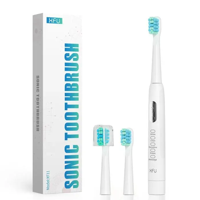 Brosse à Dents Électrique Soniques Brosse a Dents Électrique pour Adultes et Enfants avec 5 Modes2 Têtes Electric Toothbrush