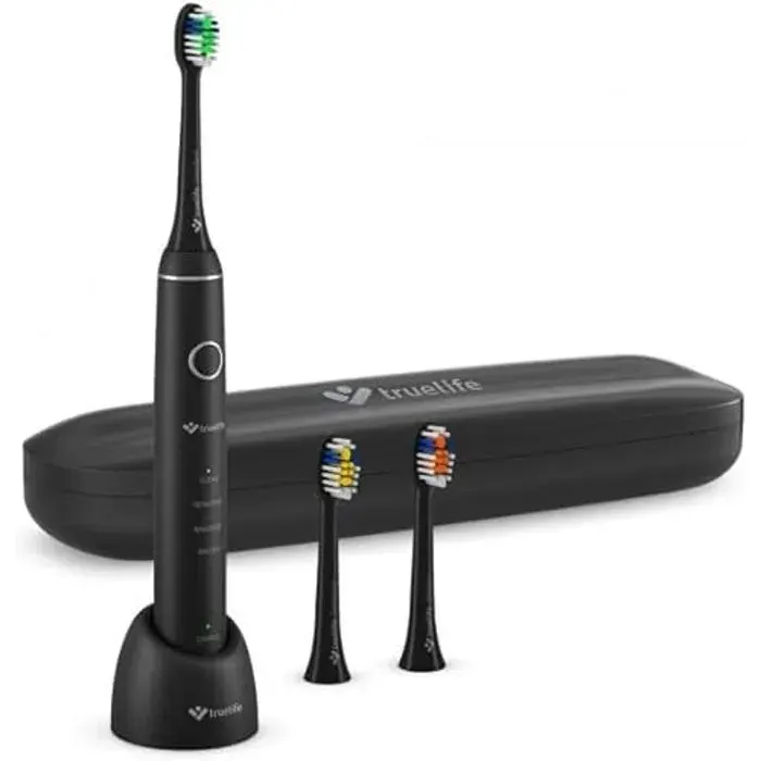 Brosse à dents électrique - TrueLife - SonicBrush Compact - Noir - Automatique - Adulte
