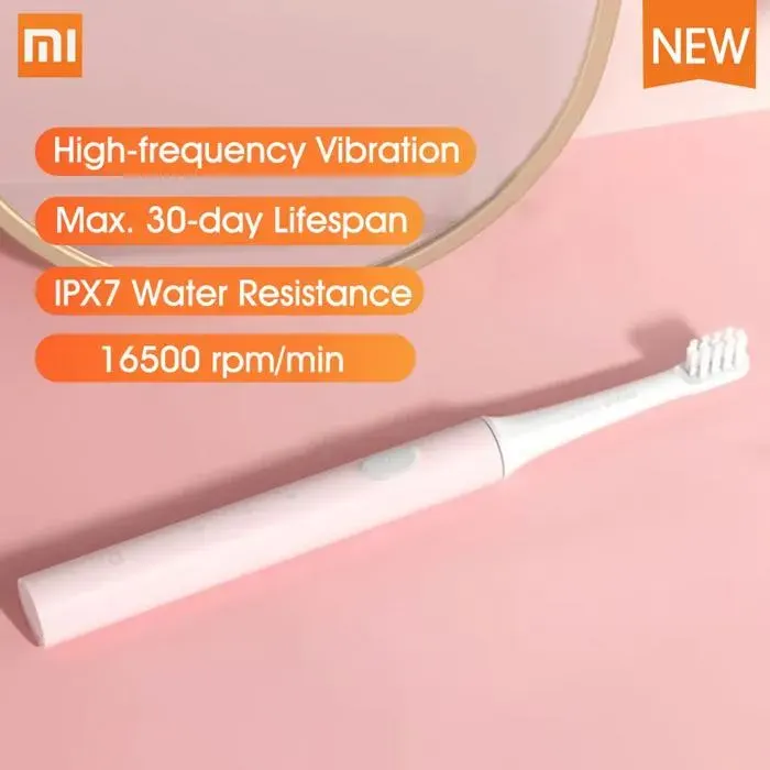 Brosse à dents électrique - Xiaomi - Mijia T100 - USB rechargeable - Étanche - 2 modes de brossage