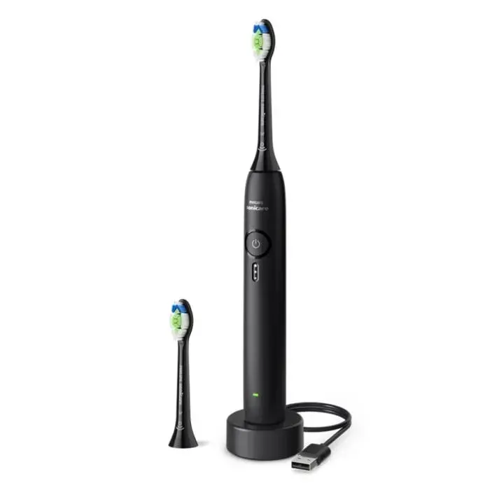 Brosse à dents rechargeable - PHILIPS - 3100 HX4032/32 - Noir - Batterie rechargeable - Soin dents et gencives