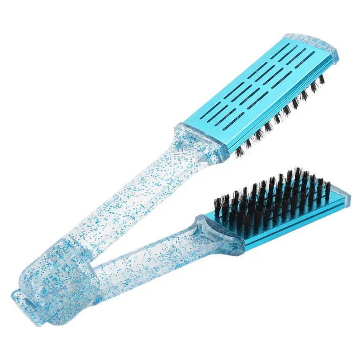 Brosse à lisser - FAFEICY - OBF - Double face - Panneau creux - Résistante haute température