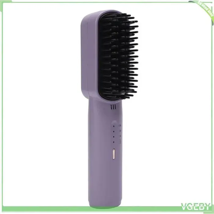 Brosse à lisser - FAFEICY - Portable Rechargeable - Sans fil - Batterie 3200 mAh - Peigne 3D ionique