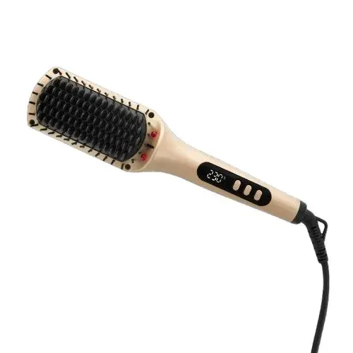 Brosse chauffante et lissante - DEMELISS - 21350 LISS&GO - 6 températures - Jusquà 230° C