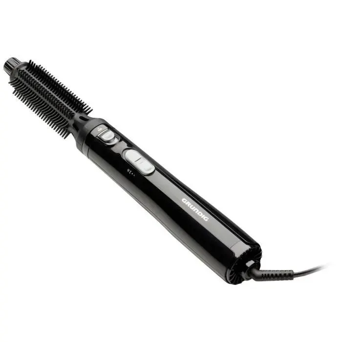 Brosse chauffante Grundig HS 3020 avec fonction boucleur - Noir et argent