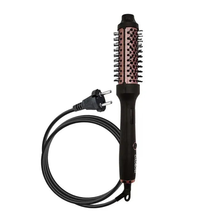 Brosse Lissante Chauffante Ionique 55W Haute Performance Noir