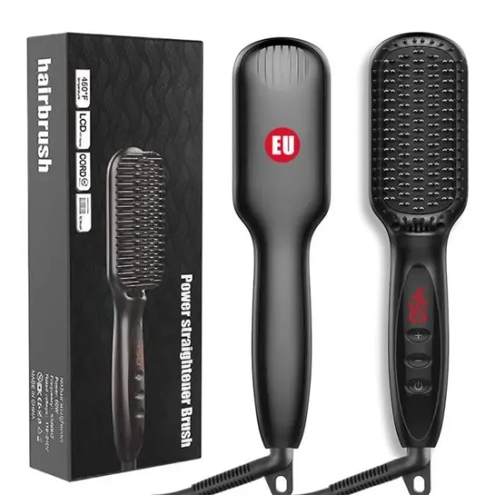 Brosse Lissante - LEMONDA - Brosse Chauffante - 110-240V - 45-65W - Alliage dAluminium