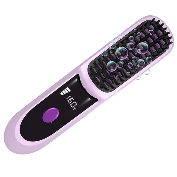 Brosse Lissante Portable Go Brush Pro avec Affichage LCD Chauffage Sans Fil