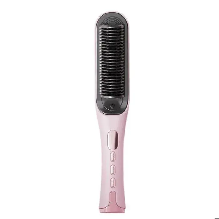 Brosse lissante pour cheveux 27x5cm 4 vitesses de réglage de la température LCD écran 80 millions - ATELIX - ions négatifs peigne
