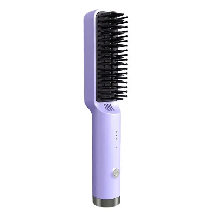 Brosse lissante pour cheveux 35w - TepidBee - 220v 3 niveaux réglage lisseur cheveux utilisation humide sèche peigne à lisser fers