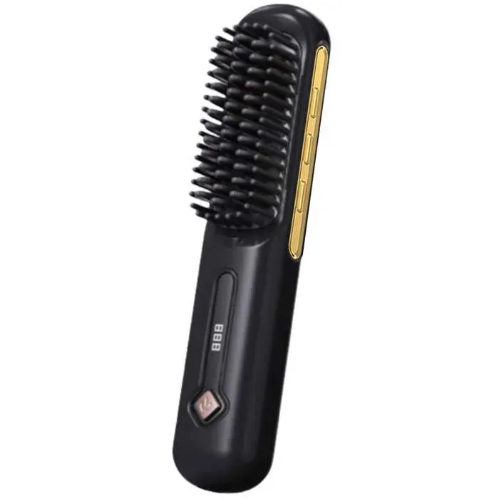 Brosse lissante pour cheveux sans fil céramiques mch 74w 2000mah 4 - TepidBee - niveaux température réglables lisseur cheveux fer
