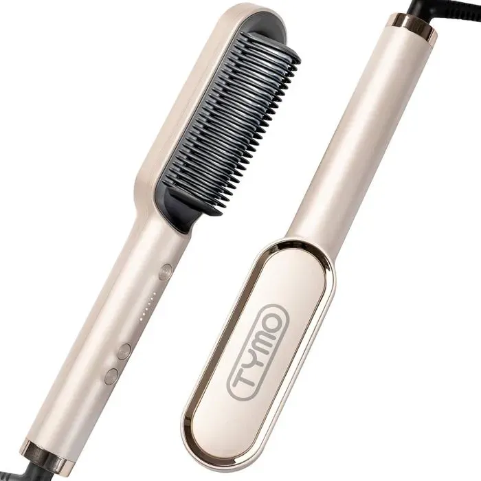 Brosse Lissante Pour CheveuxFer à Lisser Avec Peigne IntéGré20s PTC Chauffage & 5 RéGlages De TempéRature