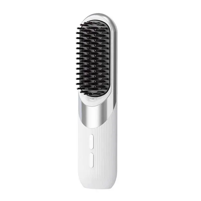 Brosse lissante sans fil ion négatif lisseur à cheveux portable chauffage rapide MCH coiffure lisse et volume haut du crâne