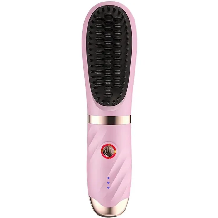 Brosse lissante - XVX - 6 cm - Chauffe rapide 30s - Technologie ionique - Rose