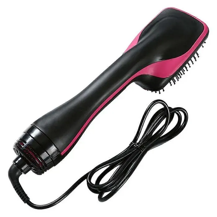 Brosse séchoir à air chaud ionique styler les cheveux sur cheveux secs ou mouillés boucler et donner du volume peigne séchoir