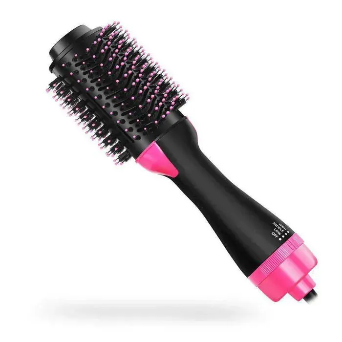 Brosse Soufflante 2 en 1 Brosse à Air Chaud pour Sécher/Lisser/Coiffer/Volume-3 Vitesse-3 Température