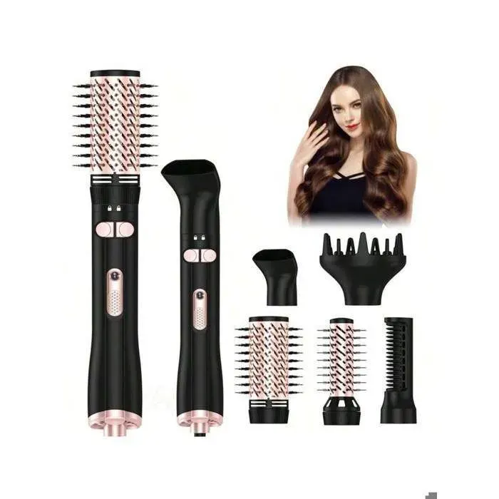 Brosse soufflante 220v 800W peigne à air chaud trois en un baguette à friser sèche-cheveux multifonction lisse et
