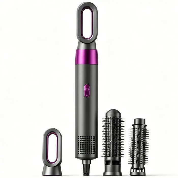 Brosse soufflante 220v 800w - TepidBee - 45-50db peigne à air chaud trois en un baguette à friser sèche-cheveux multifonction
