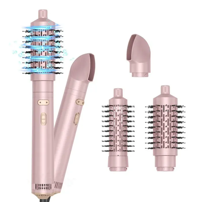 Brosse soufflante 3 en 1 850w fer à friser à air chaud - TepidBee - et froid sèche-cheveux à grandes vagues boucleur deux largeurs