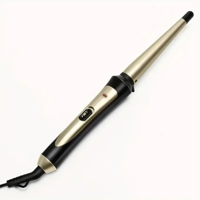 Brosse soufflante 35w 110-240v - TepidBee - 50-60hz fer à friser à pointe conique chauffage électrique styler pour permanente roul — coloris Noir