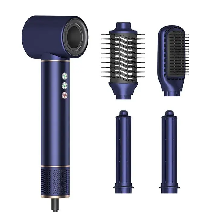 Brosse soufflante 5in1 humide et sec 20m/s séchage - TepidBee - rapide brosse soufflante rotative brosse chauffante brushing boucl