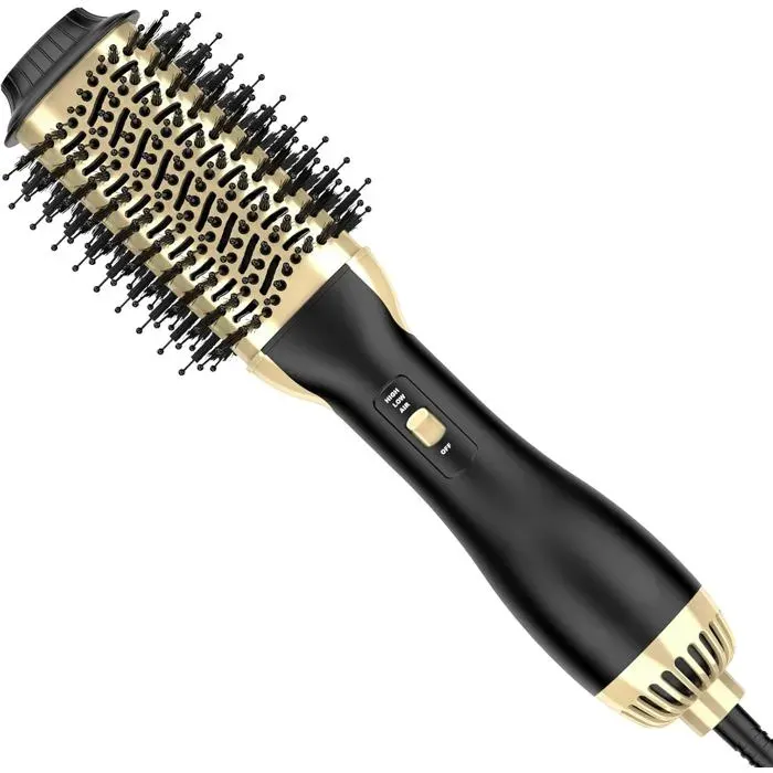Brosse soufflante Brosse à air chaud sèche-cheveux en une étape et styler Volumizer pour sécher lisser boucler et volumiser les
