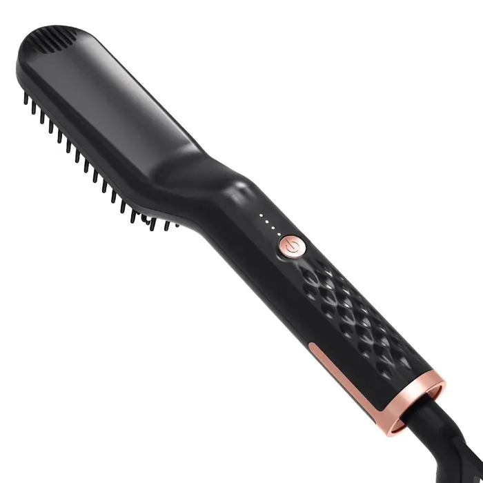 Brosse soufflante chauffante 3 températures 150-210°C lissage/volume/boucles chauffe rapide câble 360° noir