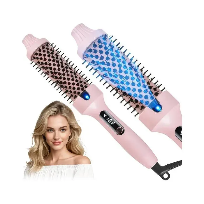 Brosse soufflante chauffante - diamètre 275 cm - plastique - rose - pour laménagement et les besoins pratiques du quotidien