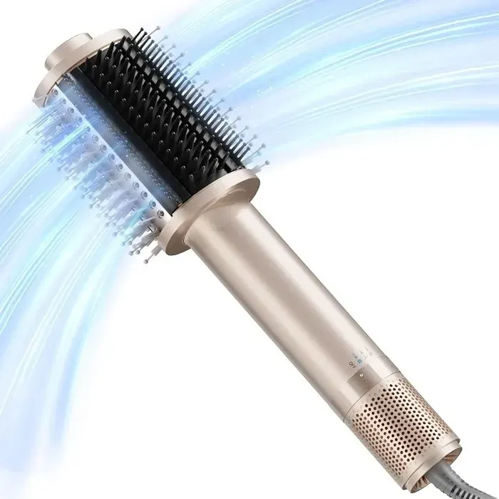Brosse Soufflante Chauffante One-Step Sèche-cheveux et Brosse Volume Brushing Peine Ionique 5 en 1 avec Moteur Séchage Rapide