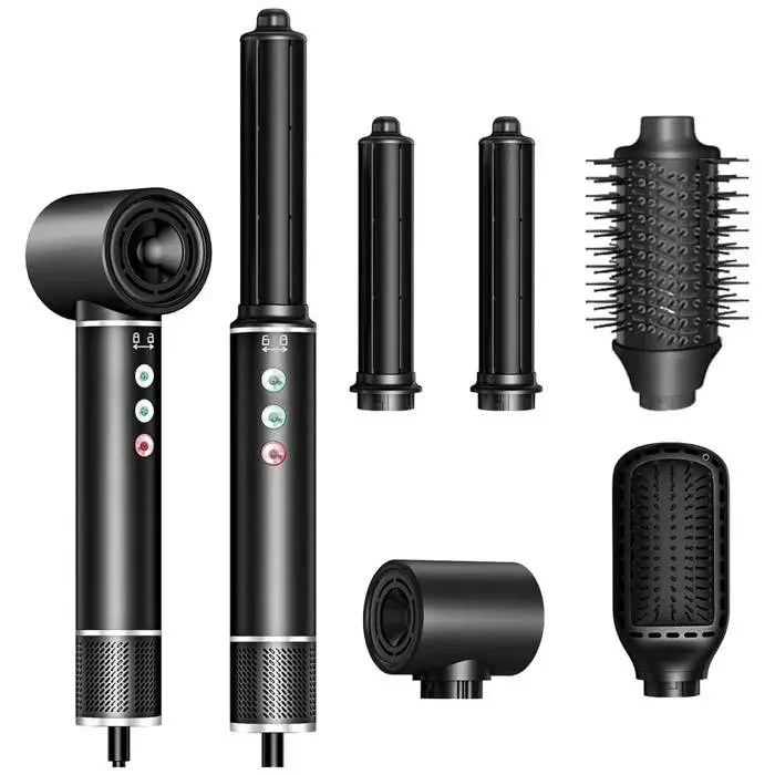 Brosse soufflante grande vitesse multifonction - TepidBee - 5 en 1 brosse coiffante chauffante 3 niveaux thermal brush pour lisser