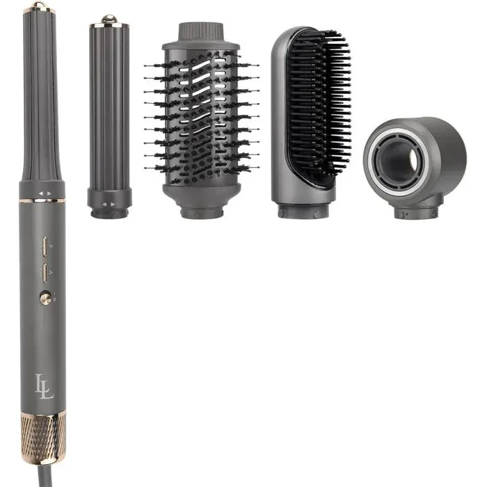 Brosse Soufflante Largolash 135 000 RPM Sèche-cheveux Ionique Haute Vitesse Gris or