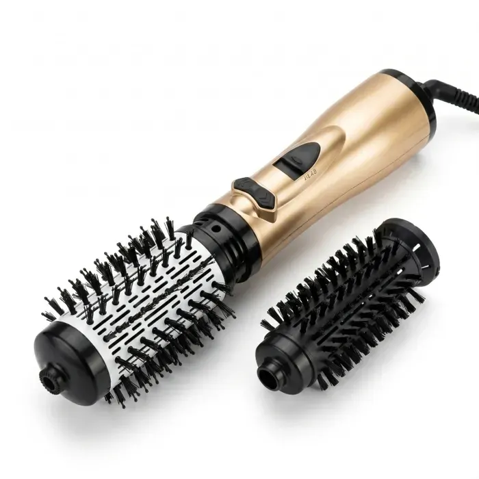 Brosse Soufflante Multifonction 2 en 1 Sèche-Cheveux Volumateur Brosse Lissante et Bouclante Température Constante