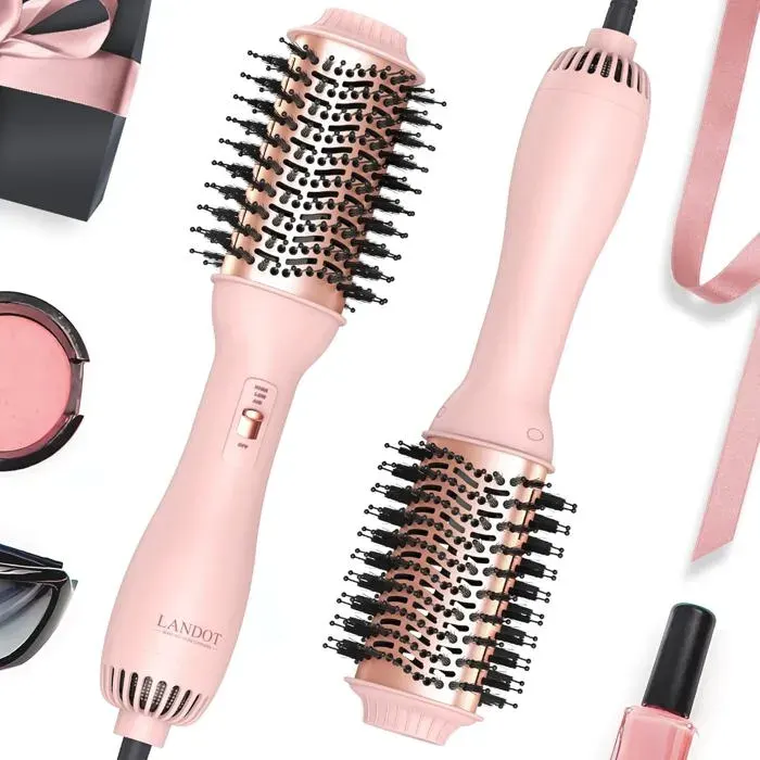 Brosse Soufflante One-Step Sèche-Cheveux Volumisant: Salon Brosse Cheveux Brushing-Chauffante Brosse Coiffante Pour Sécher Lisser