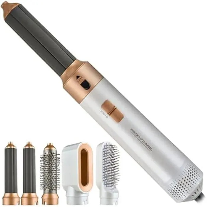 Brosse soufflante - PROFI CARE - 4 en 1 - 1000 W - 5 embouts interchangeables - 3 niveaux de température