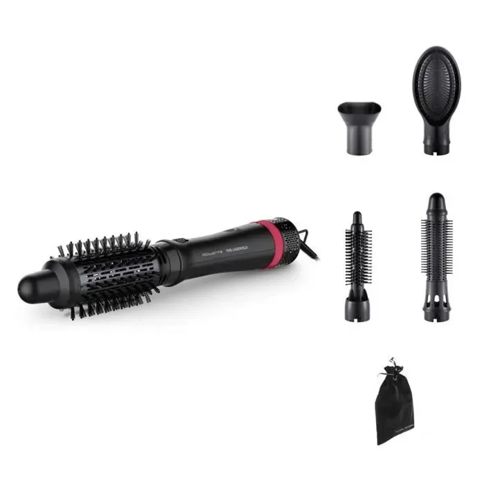 Brosse soufflante Rowenta Express Style CF634L Brosse soufflante à air chaud Noir Rouge 800 W 18 m