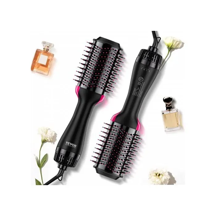 Brosse Soufflante Sèche-cheveux Ionique 4 en 1 céramique 75 mm 3 réglages chaleur pro