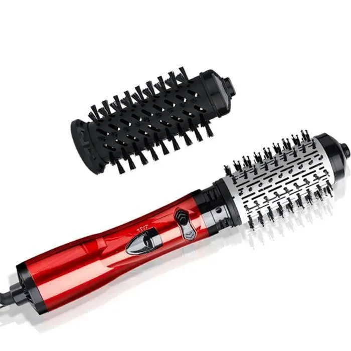 Brosse soufflante - TepidBee - 3 en 1 1200w 2 têtes remplaçables rotatif air froid chaud réglables peigne à air chaud brosse souff