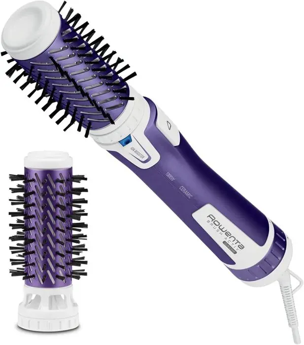 Brosse Souflante - Rowenta - CF9530 - Anti-statique - 2 niveaux de température - Violet