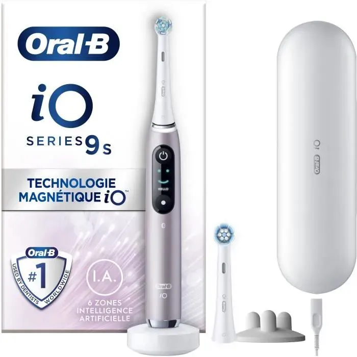 Brosses à dents - ORAL-B - iO9s Series - Rose Quartz (+1 refills) - Electrique