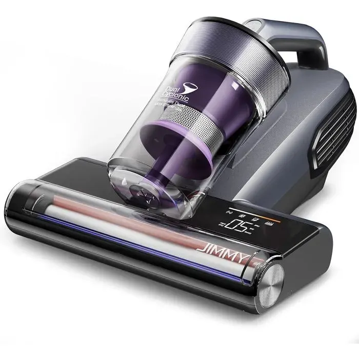 BX8 Aspirateur À Main Matelas 15Kpa Lampe UV-C Chauffage 65°C Capteur Acariens Écran LED Ions Négatifs Lit Pour Maison