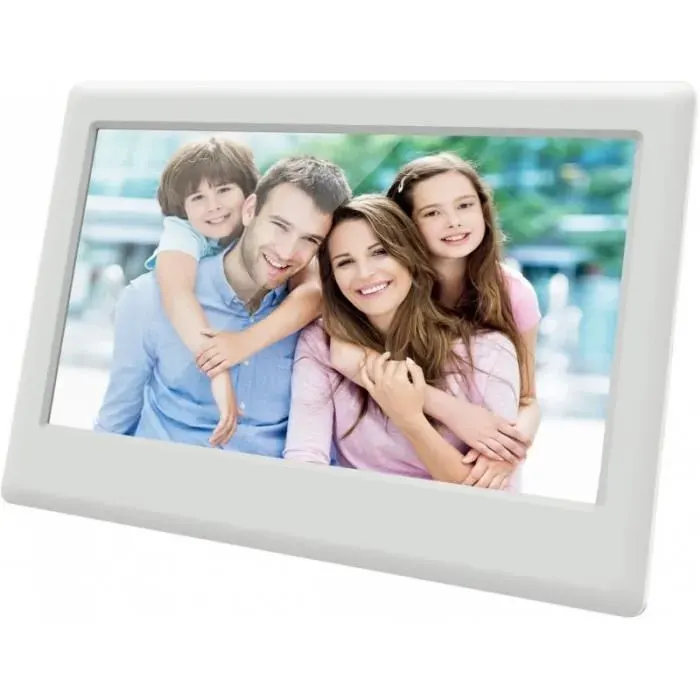 Cadre Photo Numérique - SENCOR - SDF 742WH - 7 pouces - Blanc - Alimentation AC 100-240V