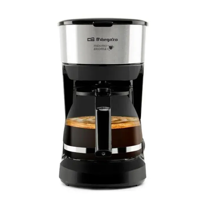 Cafetera de Goteo Orbegozo CG 4506- 6 Tazas- Negra y Plata