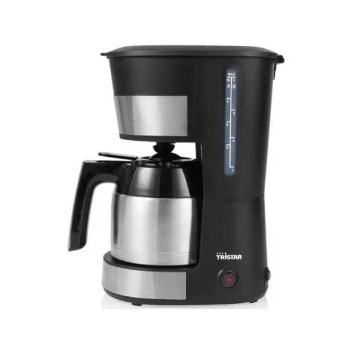 Cafetera de Goteo Tristar CM-1283 1L 900W 10 Tazas Inox Sistema Antigoteo Camping