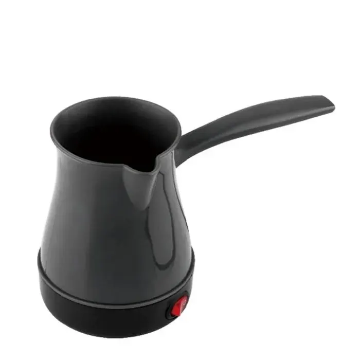 Cafetière 500 W capacité 300 ml élément chauffant en acier inoxydable poignée résistante à la chaleur noire