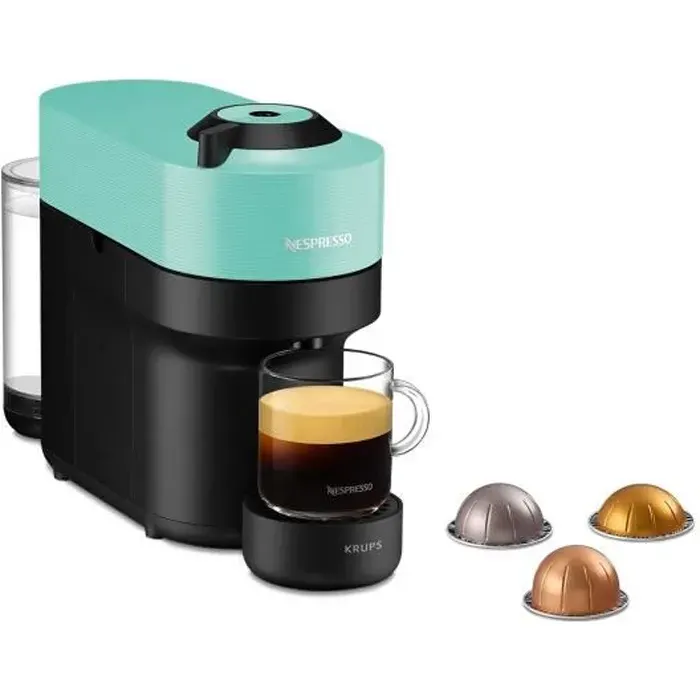 Cafetière à capsules - KRUPS - NESPRESSO VERTUO POP XN9204 - 11 L - 1500 W - Centrifusion™