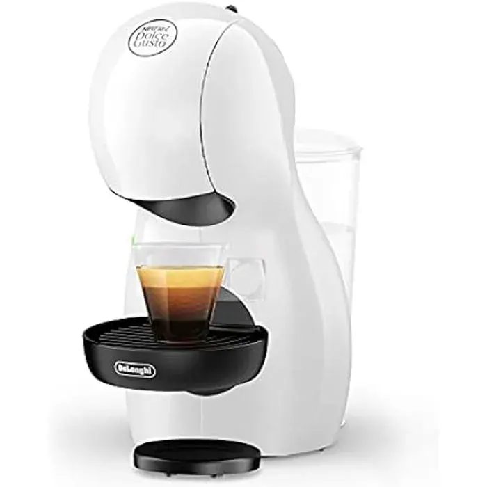 Cafetière à dosette - DELONGHI - Piccolo EDG110.WB - 08 L - 15 bar - Blanc noir