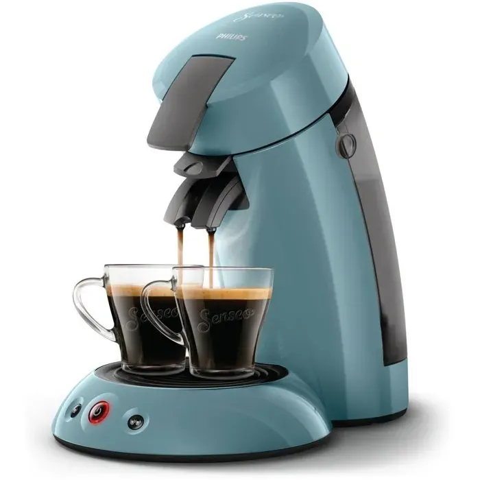 Cafetière à dosette - PHILIPS - SENSEO - HD6553/21 - Original - Bleu Gris
