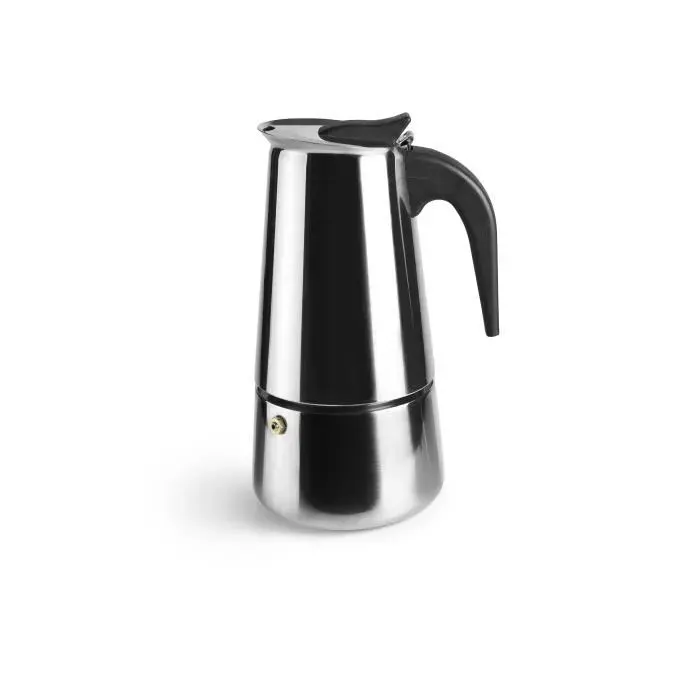 Cafetière à Expresso Moka - Ibili - 2 Tasses - 100 ml - Acier Inoxydable - Compatible Induction