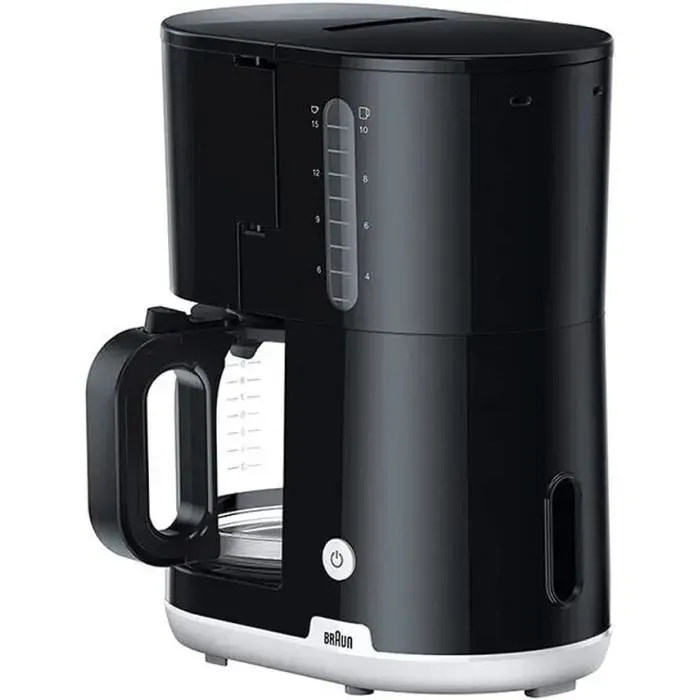 Cafetière à filtre - BRAUN - Breakfast1 - Système OptiBrew - Arrêt automatique - 10 tasses