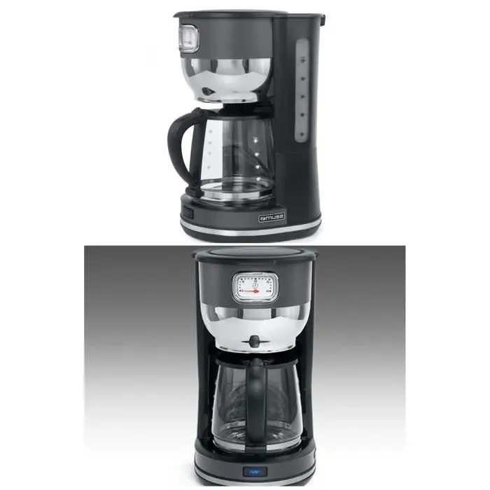 Cafetière à filtre - Muse - Vintage - 1.4 L - 10 tasses - Sans fil - Ergonomique